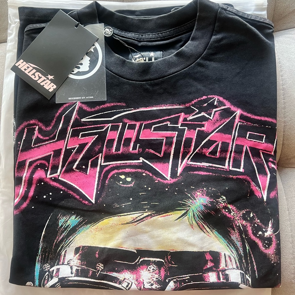 Hellstar The Future T-Shirt Black/Pink